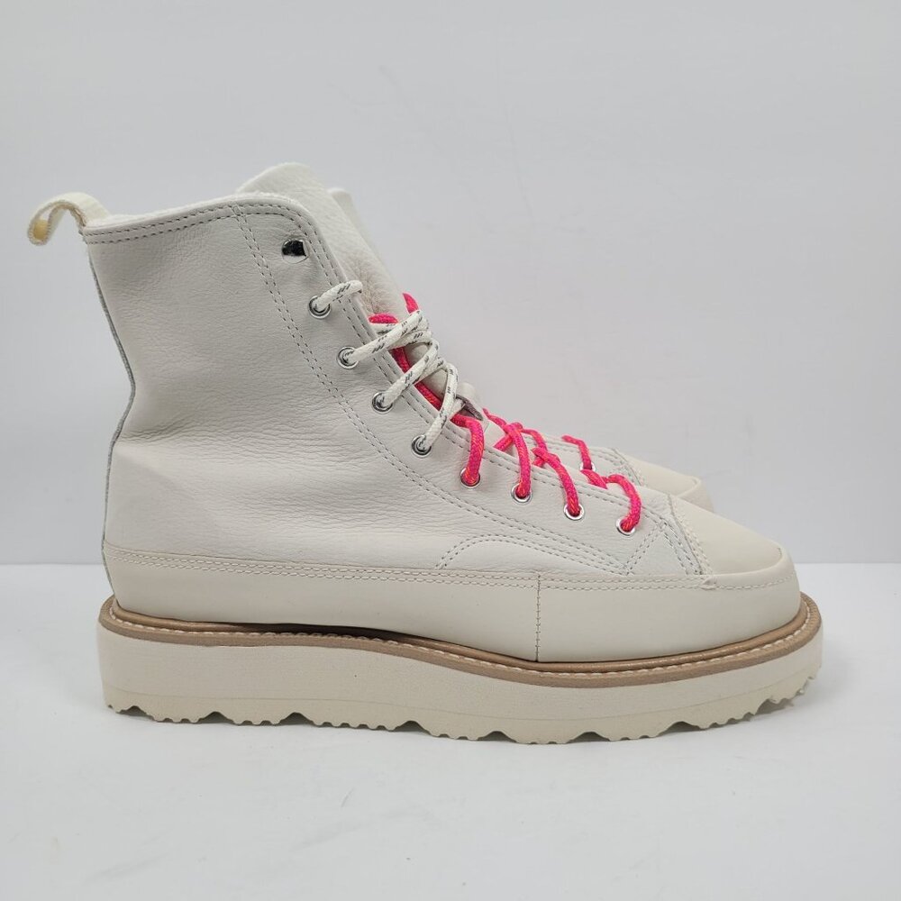 Converse Chuck Taylor Crafted Unisex Off White Boots US Sz Men's 7 WO'S 8.5 NWOT
